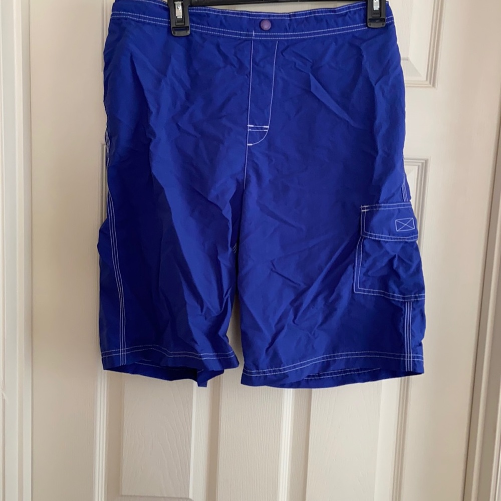 Men’s Medium Swim Trunks Royal Blue from Lands End